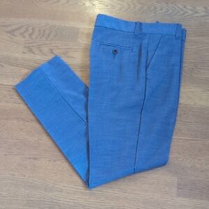 Calvin Klein Boys Charcoal Blue Formal Trousers